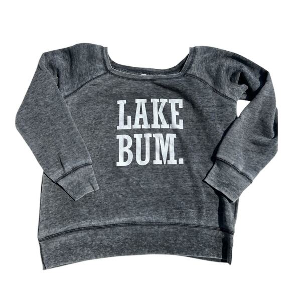 Bella + Canvas crewneck sweatshirt, LAKE BUM, women's size XL - Picture 1 of 2